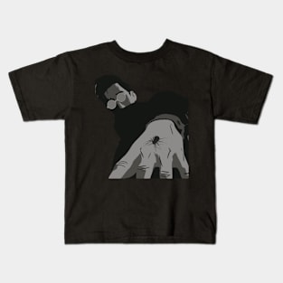 Neo Noir Detective Spider Bite Kids T-Shirt